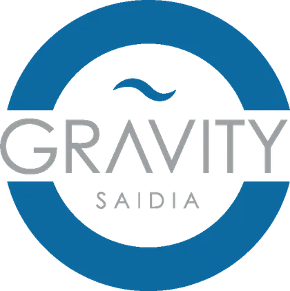 Logo Gravity Saïdia, créé par le Studio Créa