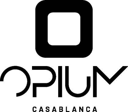 Logo Opium Casablanca, créé par le Studio Créa